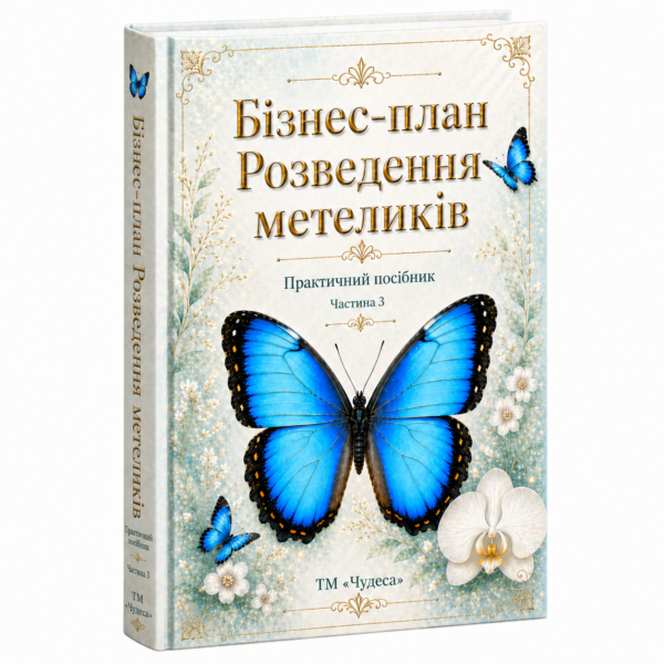 Бізнес-план. Розведення метеликів. Частина 3 — практичний посібник.